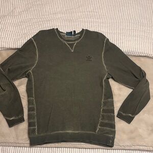 Adidas Men's Olive Crewneck Sweater